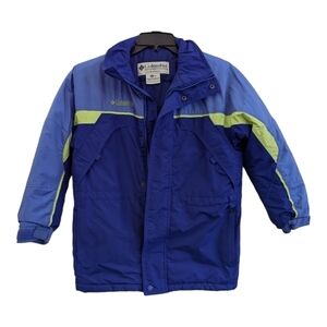COLUMBIA Colorblock Kids Winter Ski Jacket Size 10-12 EUC